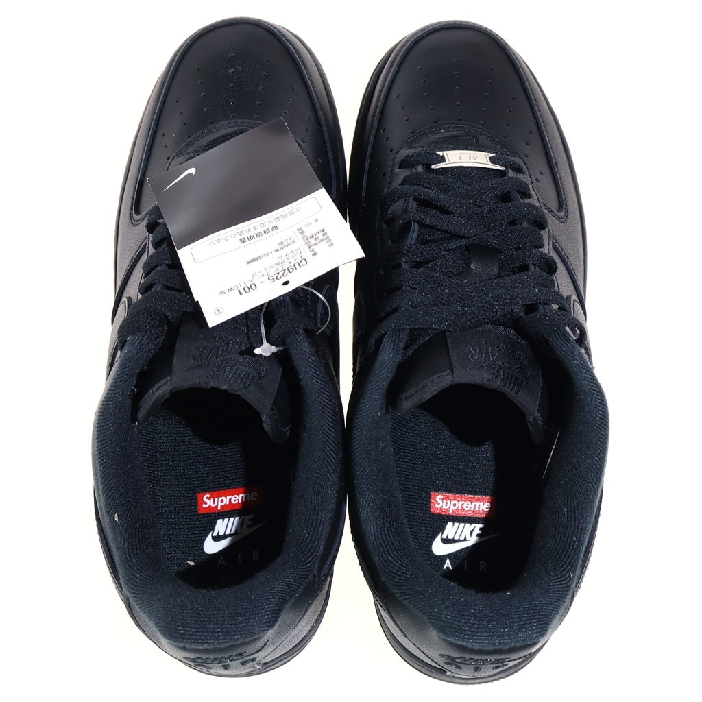 NIKE(ナイキ) ×SUPREME AIR FORCE 1 LOW シュプリーム エアフォース ローカットスニーカー ブラック US8/26cm CU9225-001