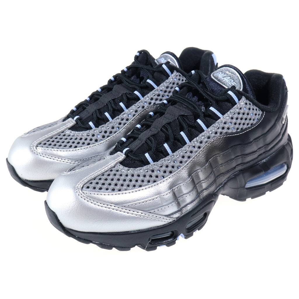 NIKE(ナイキ) ×PALACE SKATEBOARDS AIR MAX 95 BIG BUBBLE METALLIC SILVER/ALUMINUM パレススケートボーディング エアマックス ビッグバブル ローカットスニーカー US8/26cm IQ7708-095