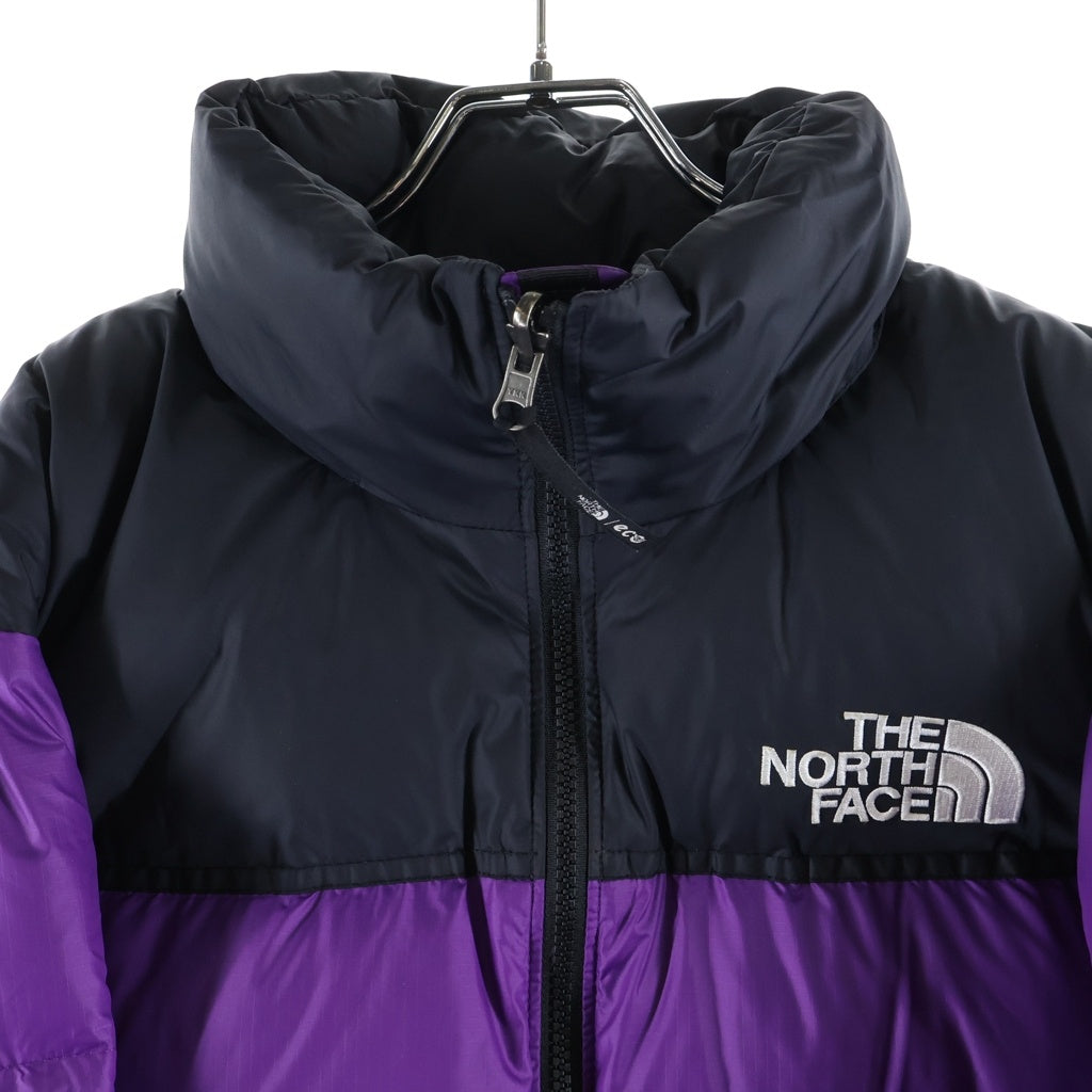THE NORTH FACE(ザノースフェイス) 21AW 1996 ECO NUPTSE JACKET エコ ヌプシ ロゴエンブロイダリー パファー ダウンジャケット パープル NJ1DM62F