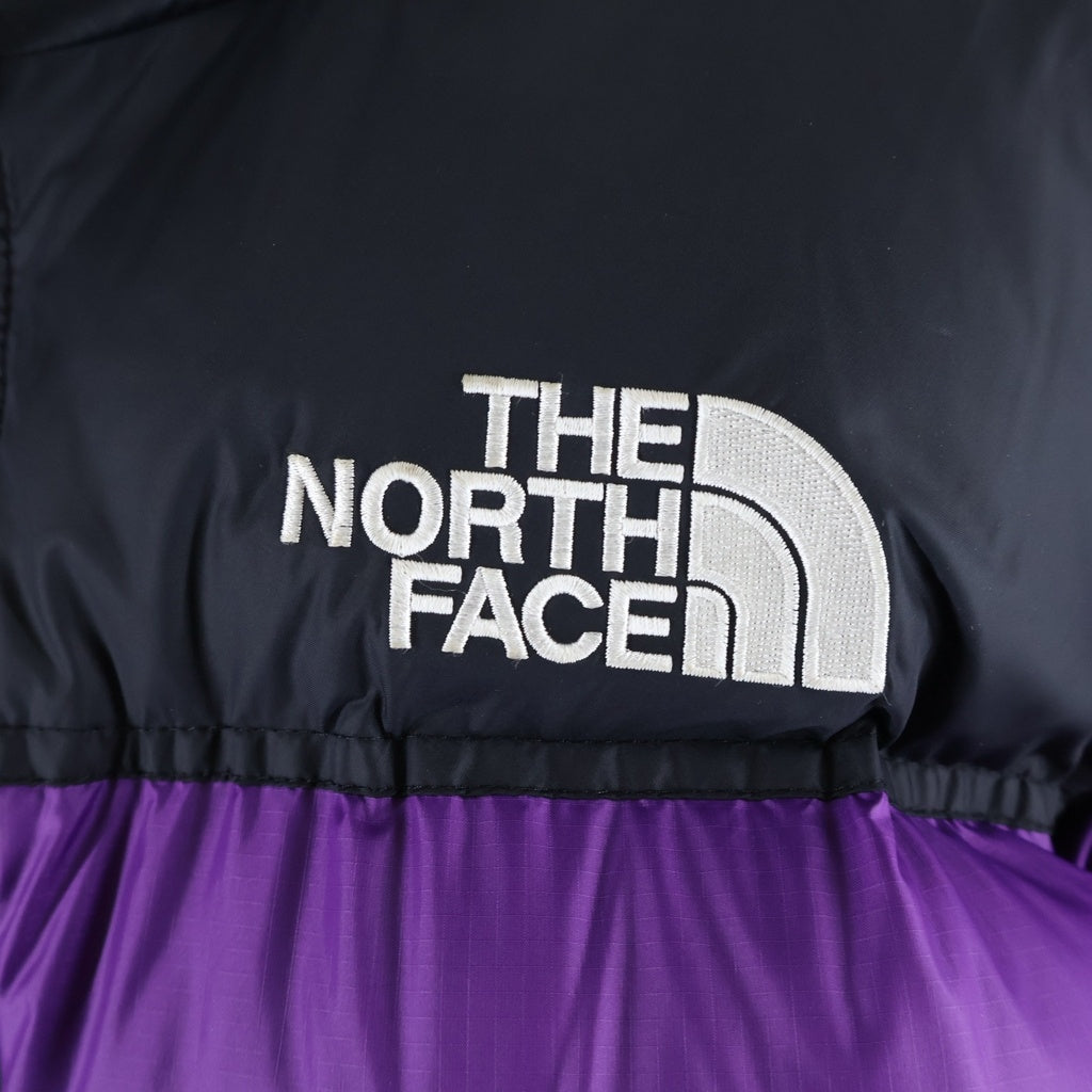 THE NORTH FACE(ザノースフェイス) 21AW 1996 ECO NUPTSE JACKET エコ ヌプシ ロゴエンブロイダリー パファー ダウンジャケット パープル NJ1DM62F
