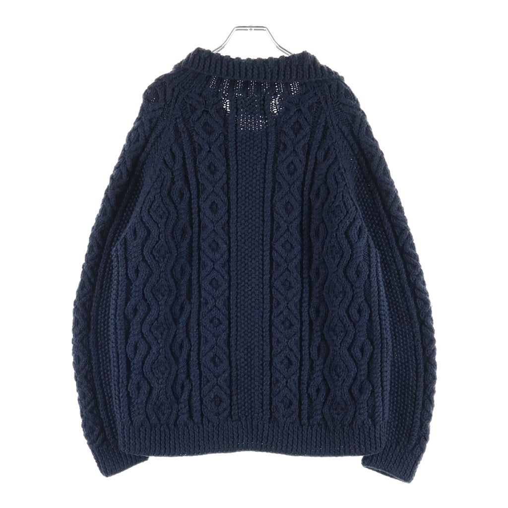 INVERALLAN(インバーアラン) Lumber Cardigan ランバー カーディガン ニットジャケット ネイビー