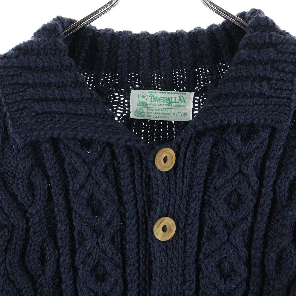 INVERALLAN(インバーアラン) Lumber Cardigan ランバー カーディガン ニットジャケット ネイビー