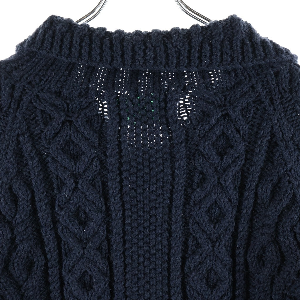 INVERALLAN(インバーアラン) Lumber Cardigan ランバー カーディガン ニットジャケット ネイビー
