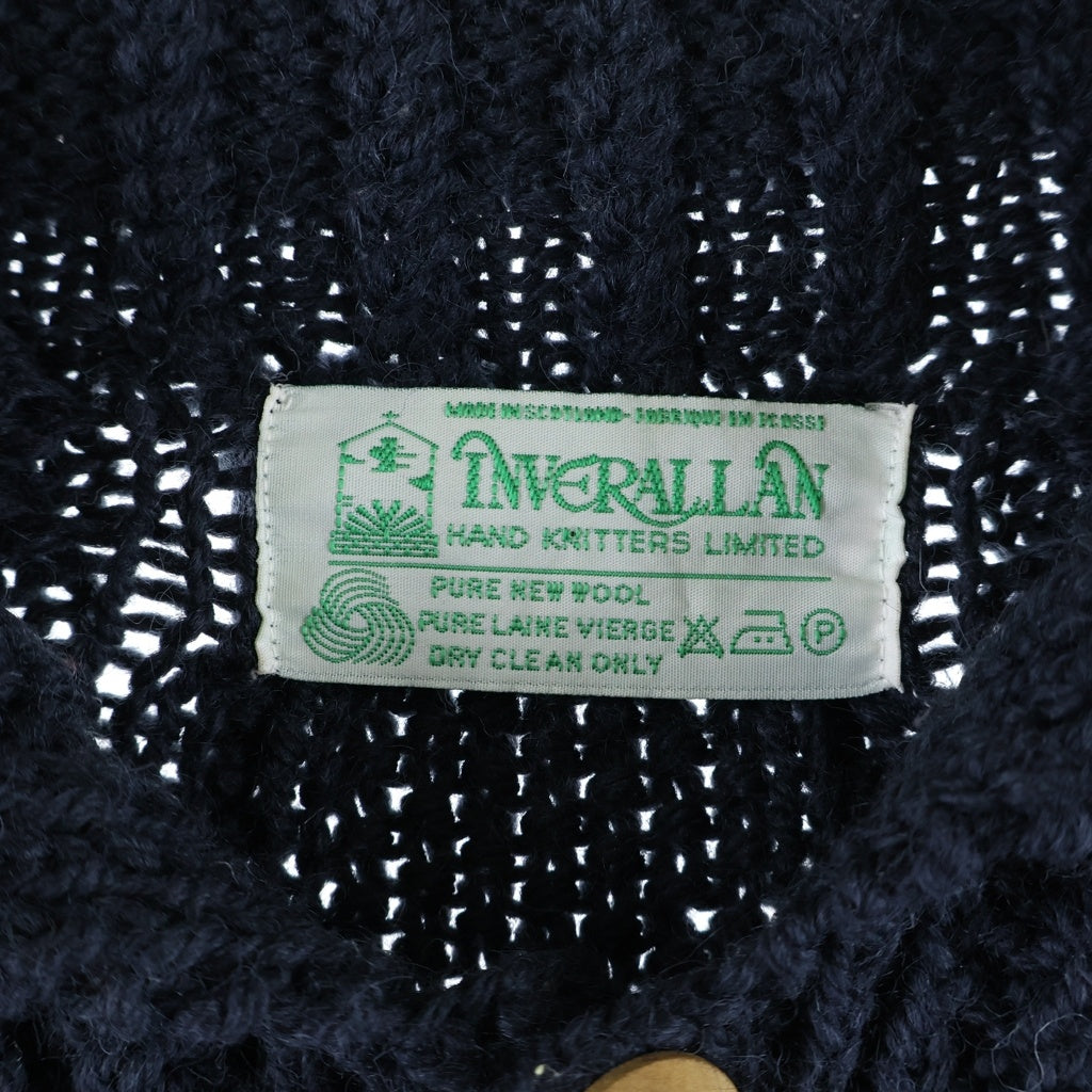 INVERALLAN(インバーアラン) Lumber Cardigan ランバー カーディガン ニットジャケット ネイビー