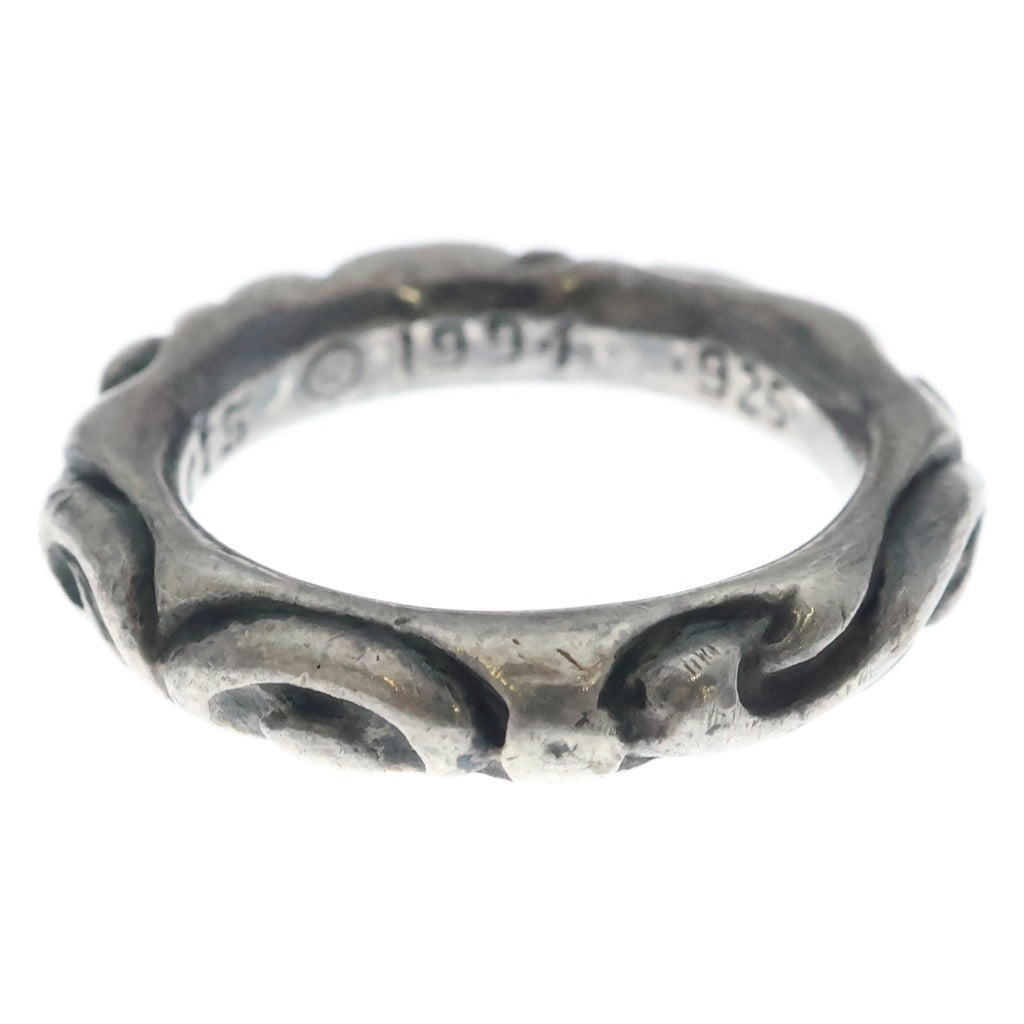 CHROME HEARTS(クロムハーツ) SCRL BAND スクロールバンド リング シルバー BCA351