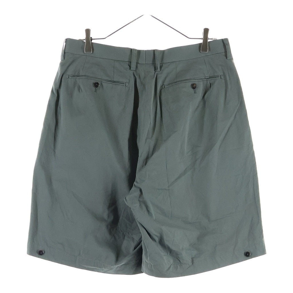 MAATEE&SONS(マーティーアンドサンズ) 25SS SHORT TROUSER 2タック ショーツ トラウザーズハーフパンツ カーキ MT5103-0216A