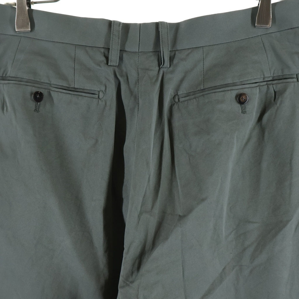 MAATEE&SONS(マーティーアンドサンズ) 25SS SHORT TROUSER 2タック ショーツ トラウザーズハーフパンツ カーキ MT5103-0216A