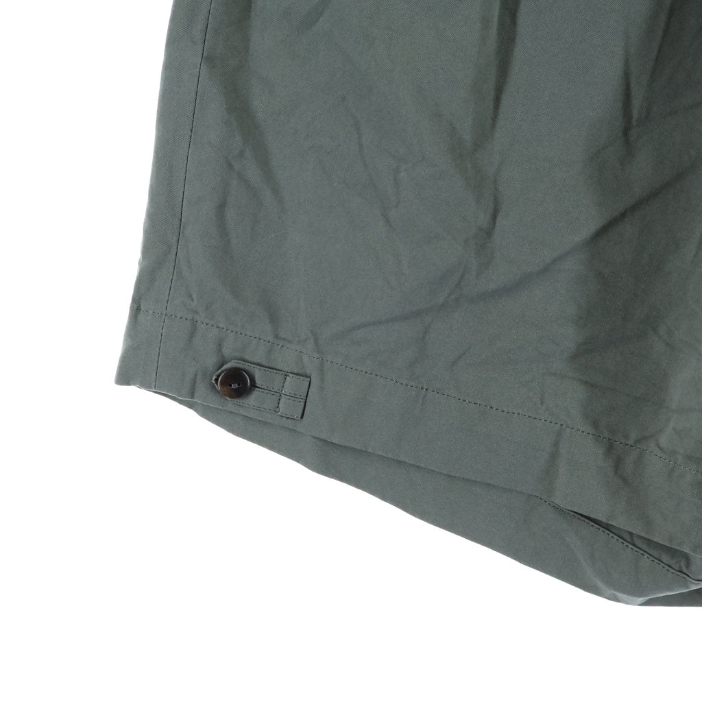 MAATEE&SONS(マーティーアンドサンズ) 25SS SHORT TROUSER 2タック ショーツ トラウザーズハーフパンツ カーキ MT5103-0216A