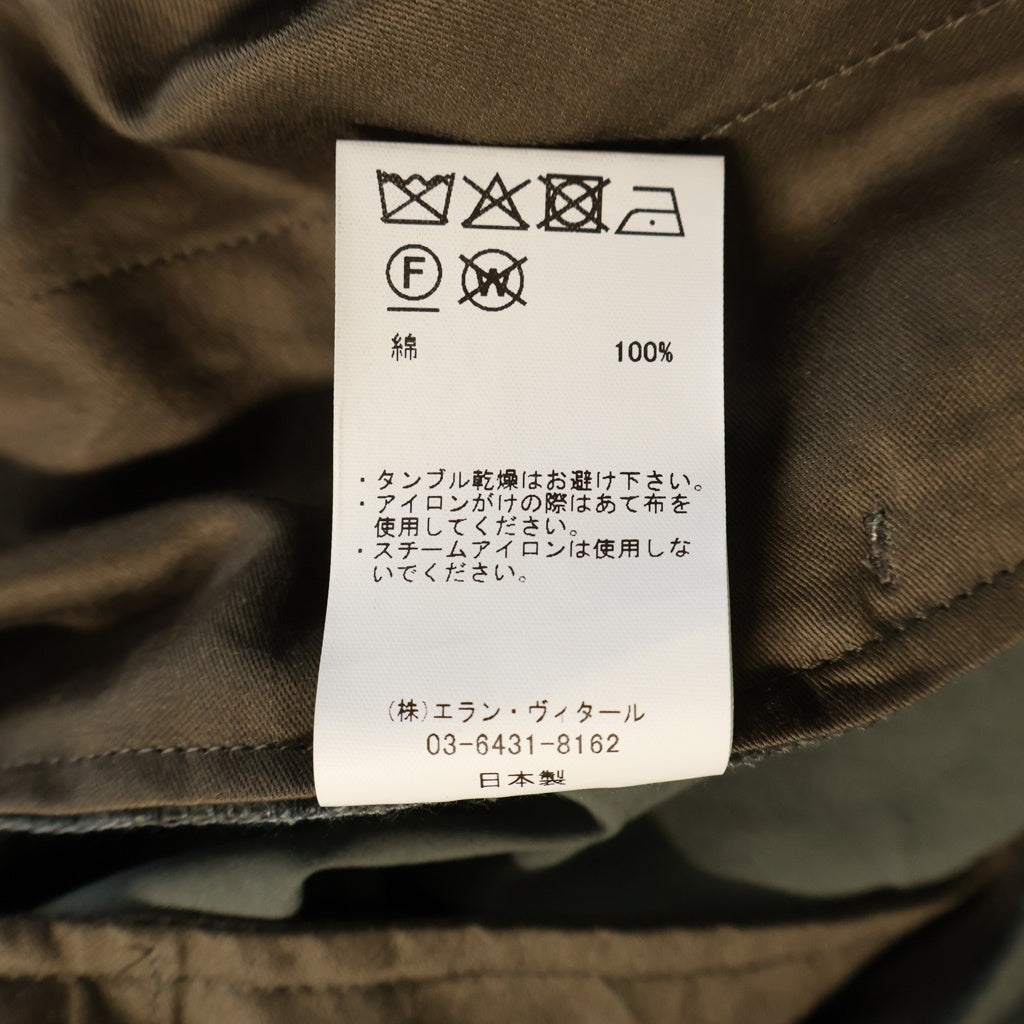 MAATEE&SONS(マーティーアンドサンズ) 25SS SHORT TROUSER 2タック ショーツ トラウザーズハーフパンツ カーキ MT5103-0216A