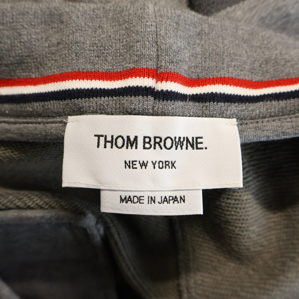THOM BROWNE(トムブラウン) クラシック ループバック 4BAR スウェットパンツ グレー MJQ008A-06910-035