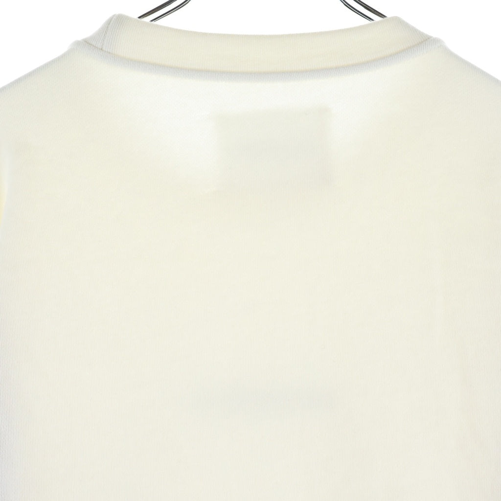 JIL SANDER +(ジルサンダープラス) 22AW ロゴプリント クルーネックスウェットトレーナー ホワイト J47GU0001 J45050