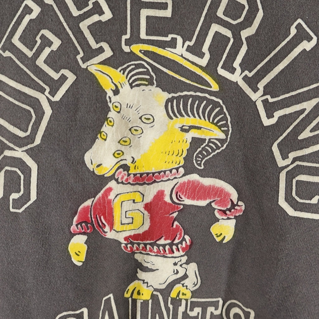 SAINT MICHAEL(セントマイケル) ×NEXUSVII. SUFFERING SAINTS SWEAT HOODIE ネクサスセブン サファリング ヴィンテージ加工 プルオーバースウェットパーカー フーディー ブラウン RMA-NSA-C0B