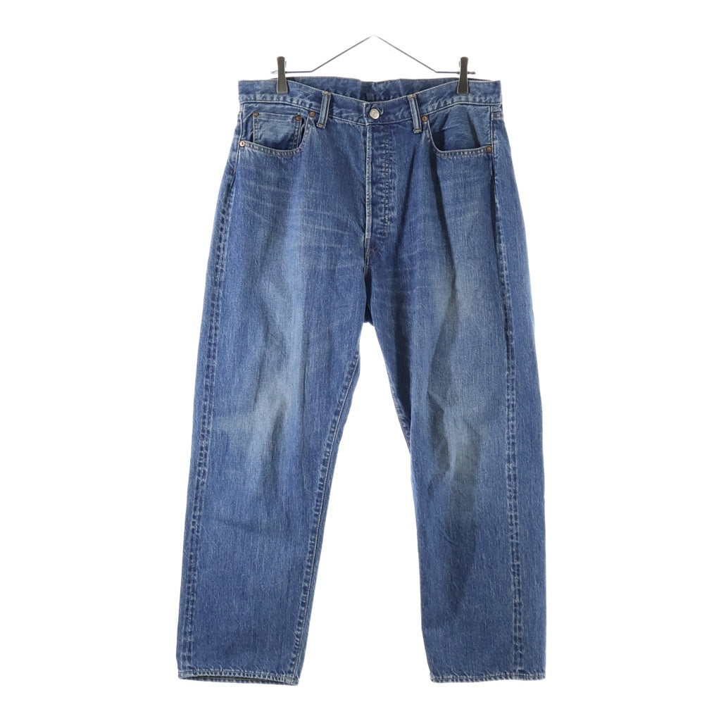 A.PRESSE(アプレッセ) 22SS WASHED DENIM WAIDE PANTS ウォッシュド ワイド デニムパンツ インディゴ 22SAP-04-07H