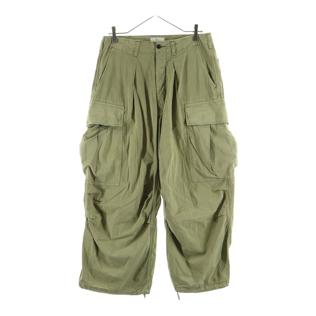 HERILL(ヘリル) 23SS RIPSTOP JUNGLE FATIGUEPANTS リップストップ ジャングルファティーグ カーゴパンツ カーキ 23-030-HL-8120-1