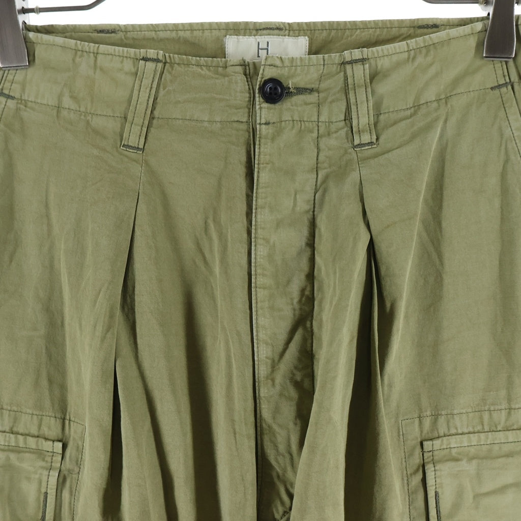 HERILL(ヘリル) 23SS RIPSTOP JUNGLE FATIGUEPANTS リップストップ ジャングルファティーグ カーゴパンツ カーキ 23-030-HL-8120-1