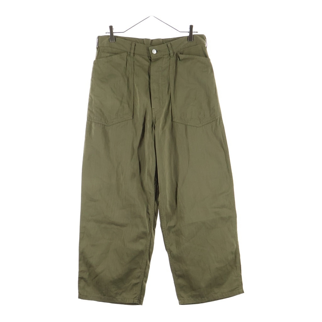 MAATEE&SONS(マーティーアンドサンズ) 25SS MILITARY DENIM ミリタリー ストライプ デニムパンツ カーキ MT5103-0215B