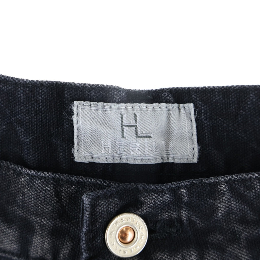 HERILL(ヘリル) 25AW DUCK PAINTER PANTS ダック ペインターパンツ ブラック 25-030-HL-8160-30