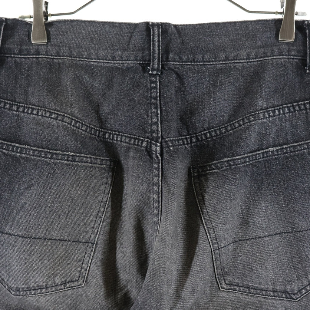 ANCELLM(アンセルム) 25SS TAPERED 5P DENIM PANTS 5ポケット テーパード デニムパンツ ブラック ANC-PT75