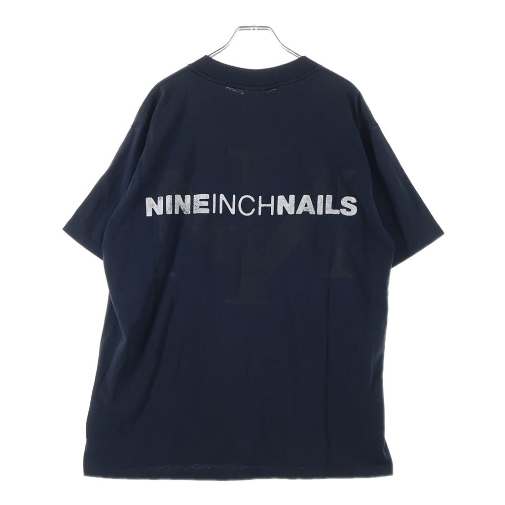 VINTAGE(ヴィンテージ) 90S VINTAGE NINE INCH NAILS BOX LOGO TEE ナインインチネイルズ ボックスロゴプリント ヴィンテージ Tシャツ 半袖カットソー ブラック