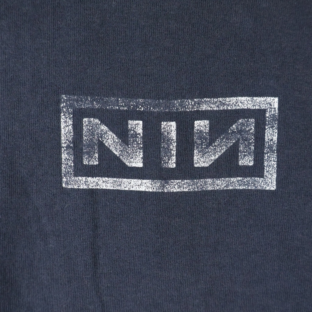 VINTAGE(ヴィンテージ) 90S VINTAGE NINE INCH NAILS BOX LOGO TEE ナインインチネイルズ ボックスロゴプリント ヴィンテージ Tシャツ 半袖カットソー ブラック
