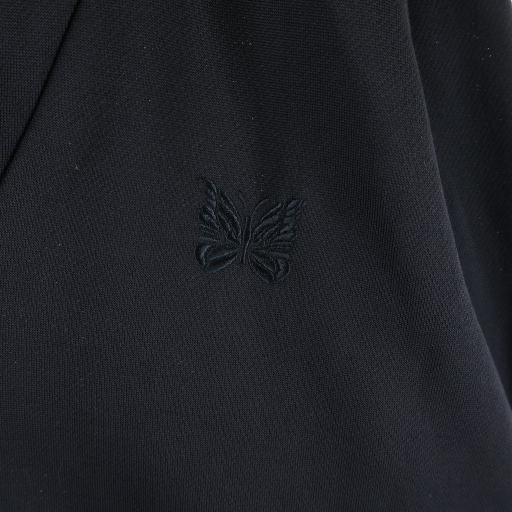 Needles(ニードルス) V Neck Cardigan C/Pe Bright Jersey パピヨンエンブロイダリー Vネック カーディガン ジャージ ブラック LQ246