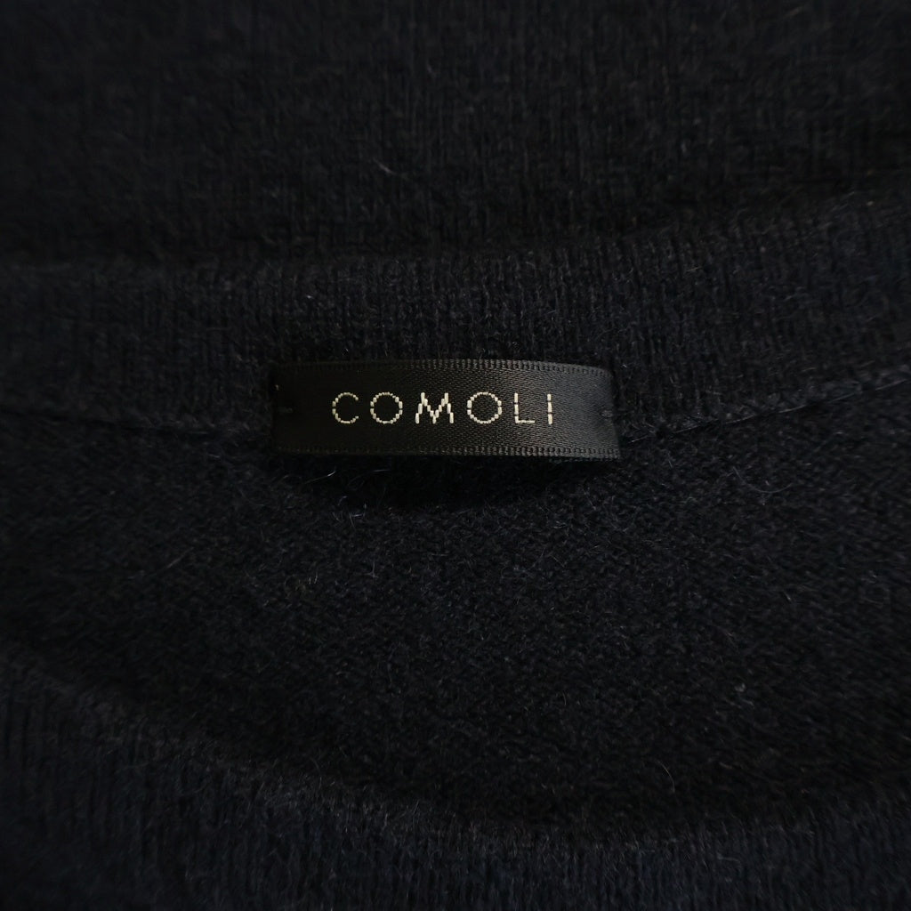 COMOLI(コモリ) 24AW CASHMERE COMOLI KNIT カシミヤ コモリ ニット セーター ネイビー A03-06012