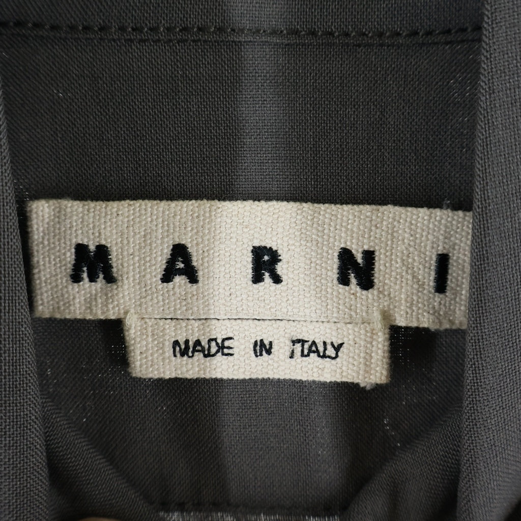 MARNI(マルニ) トロピカル ウール ロングスリーブ 長袖シャツ グレー CUMU0061A0