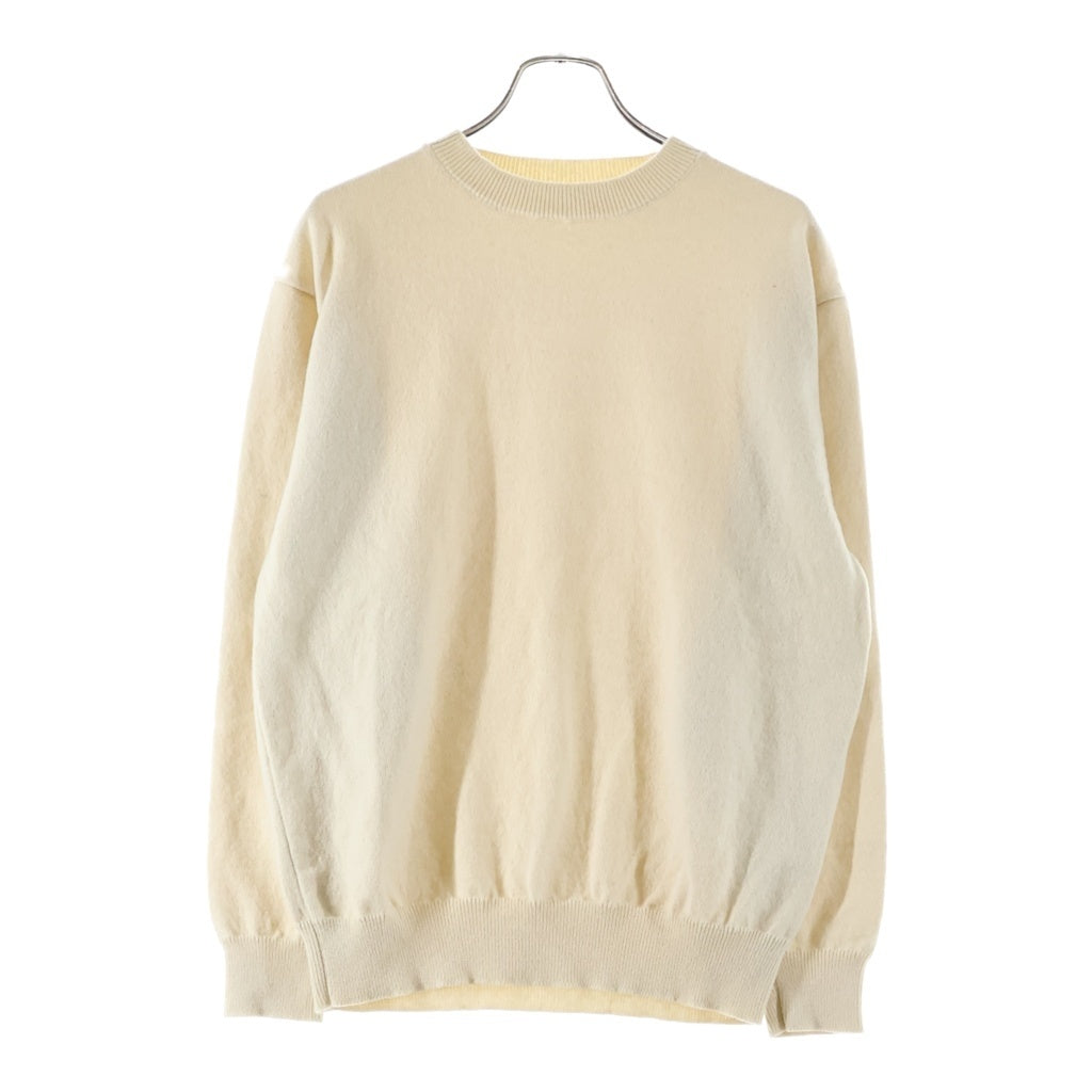 Yonetomi(ヨネトミ) RIGID CASHMERE KNIT リジッド カシミヤ ニットセーター アイボリー 95-224-017