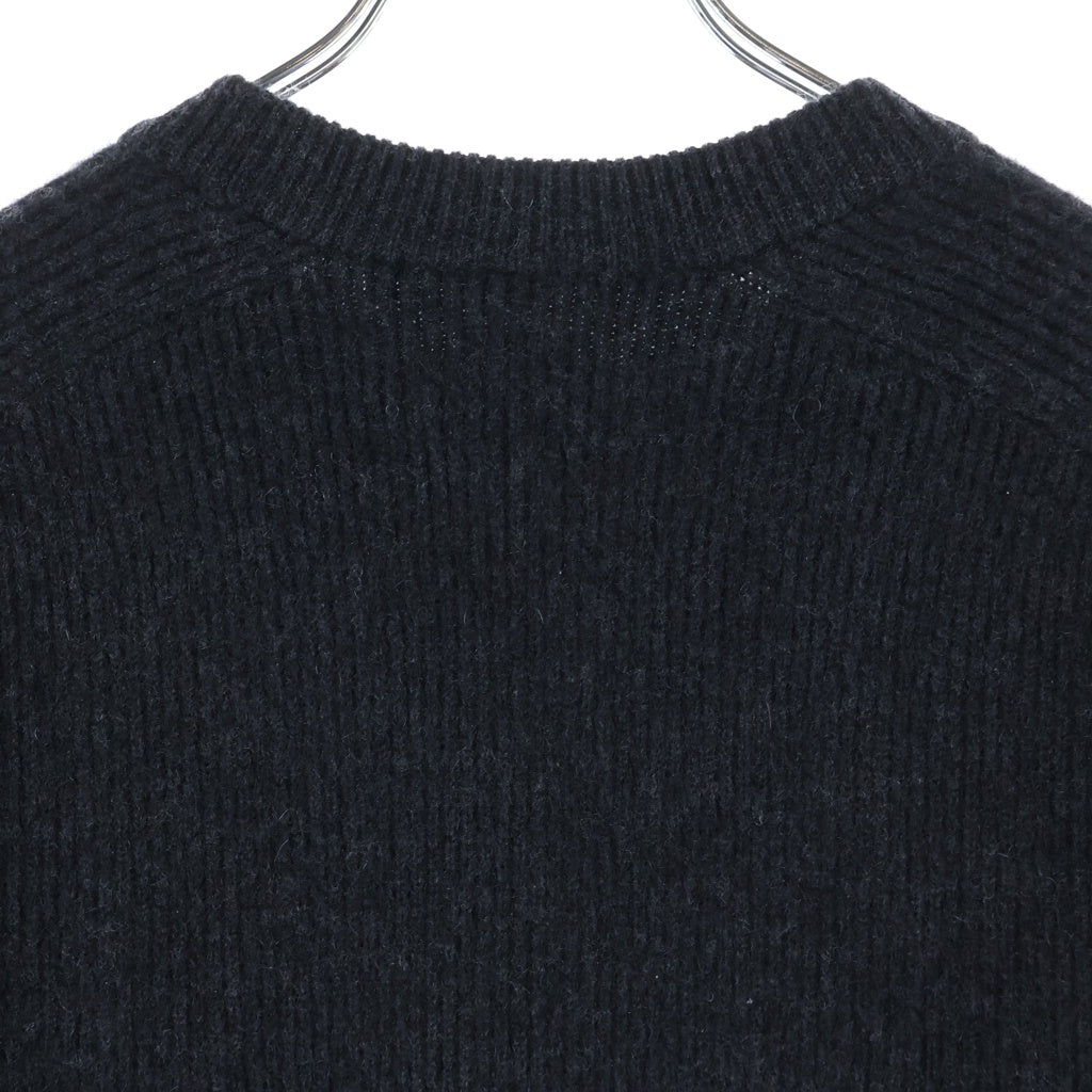 BATONER(バトナ―) INNOCENT CASHMERE CREW NECK イノセント カシミヤ クルーネック ニットセーター ブラック BN-FU-007