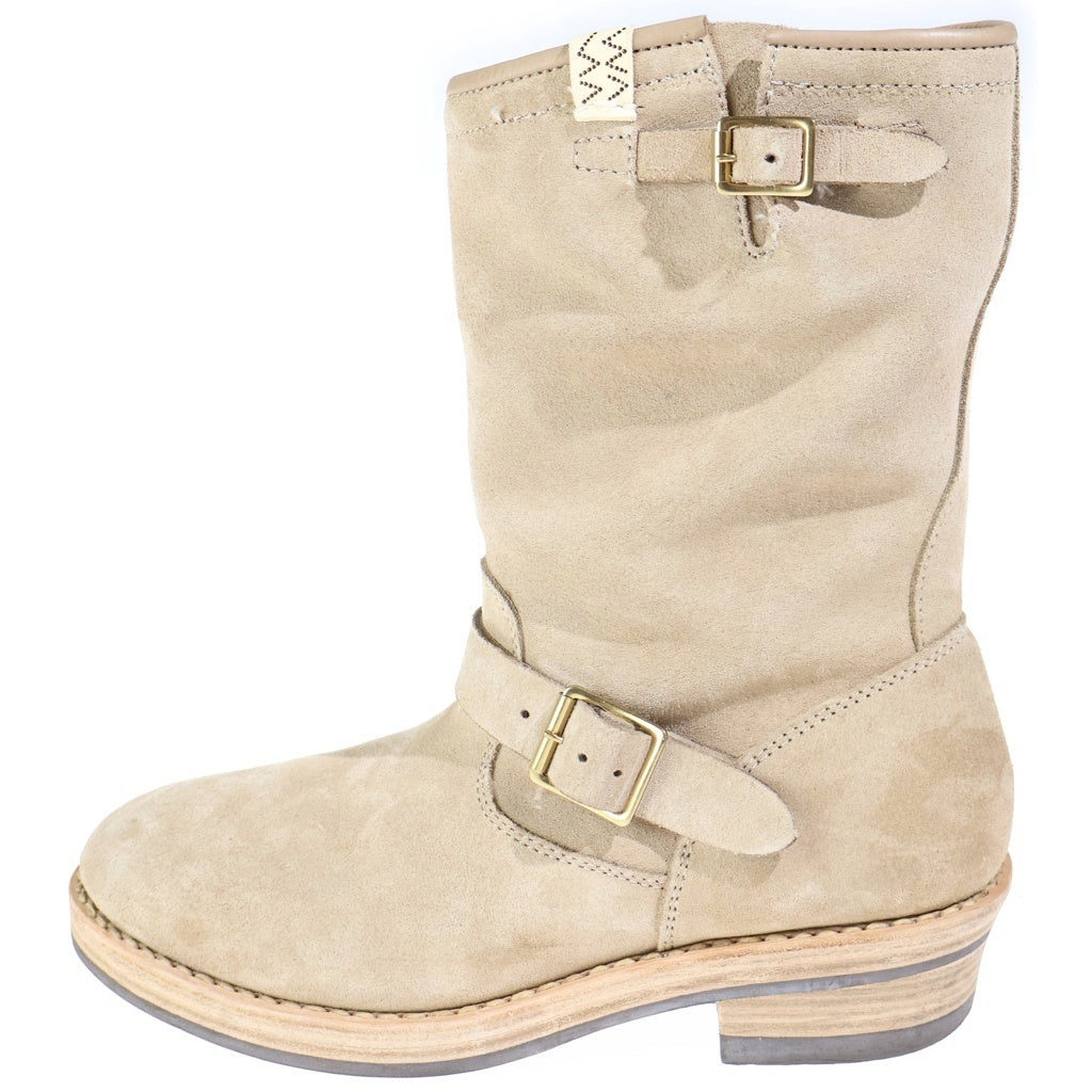 VISVIM(ヴィスヴィム) 20SS T.W.O.-FOLK SUEDE スエードレザー エンジニアブーツ ベージュ 0120102002007
