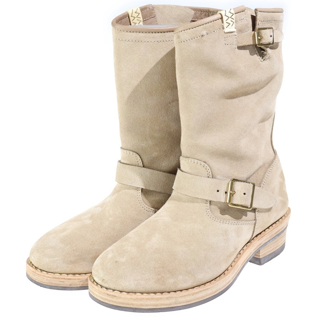 VISVIM(ヴィスヴィム) 20SS T.W.O.-FOLK SUEDE スエードレザー エンジニアブーツ ベージュ 0120102002007