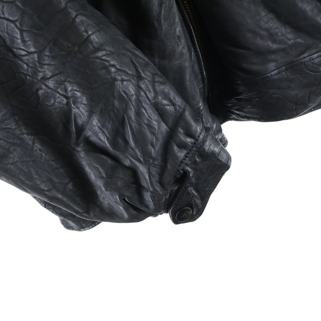 VISVIM(ヴィスヴィム) 25AW Seward Jacket スワードジャケット シングル レザー ライダース ブラック 0125205014005