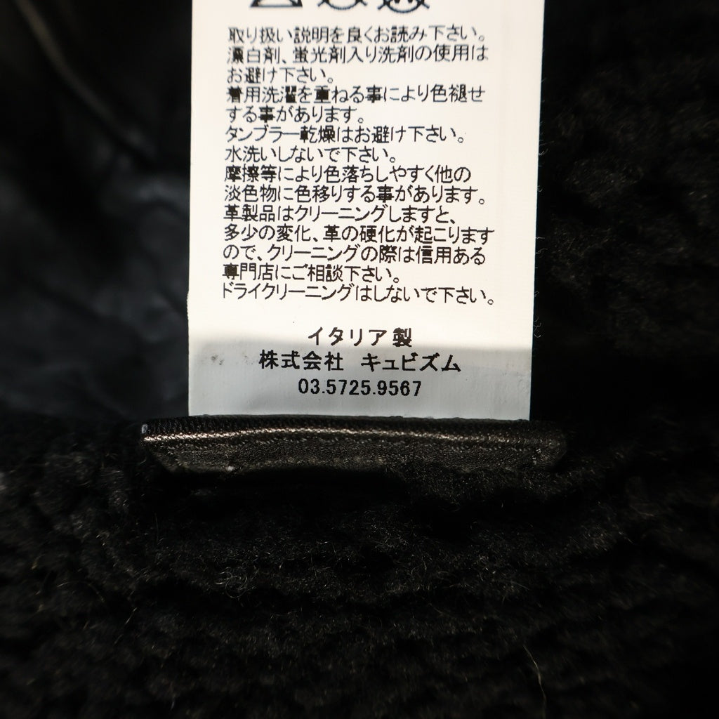 VISVIM(ヴィスヴィム) 25AW Seward Jacket スワードジャケット シングル レザー ライダース ブラック 0125205014005