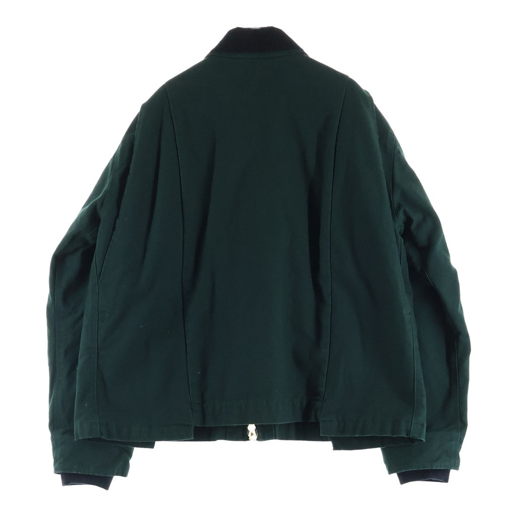 Sacai(サカイ) 25AW ×Carhartt WIP Duck Jacket カーハート ダックジャケット ブルゾン グリーン 25-00990S