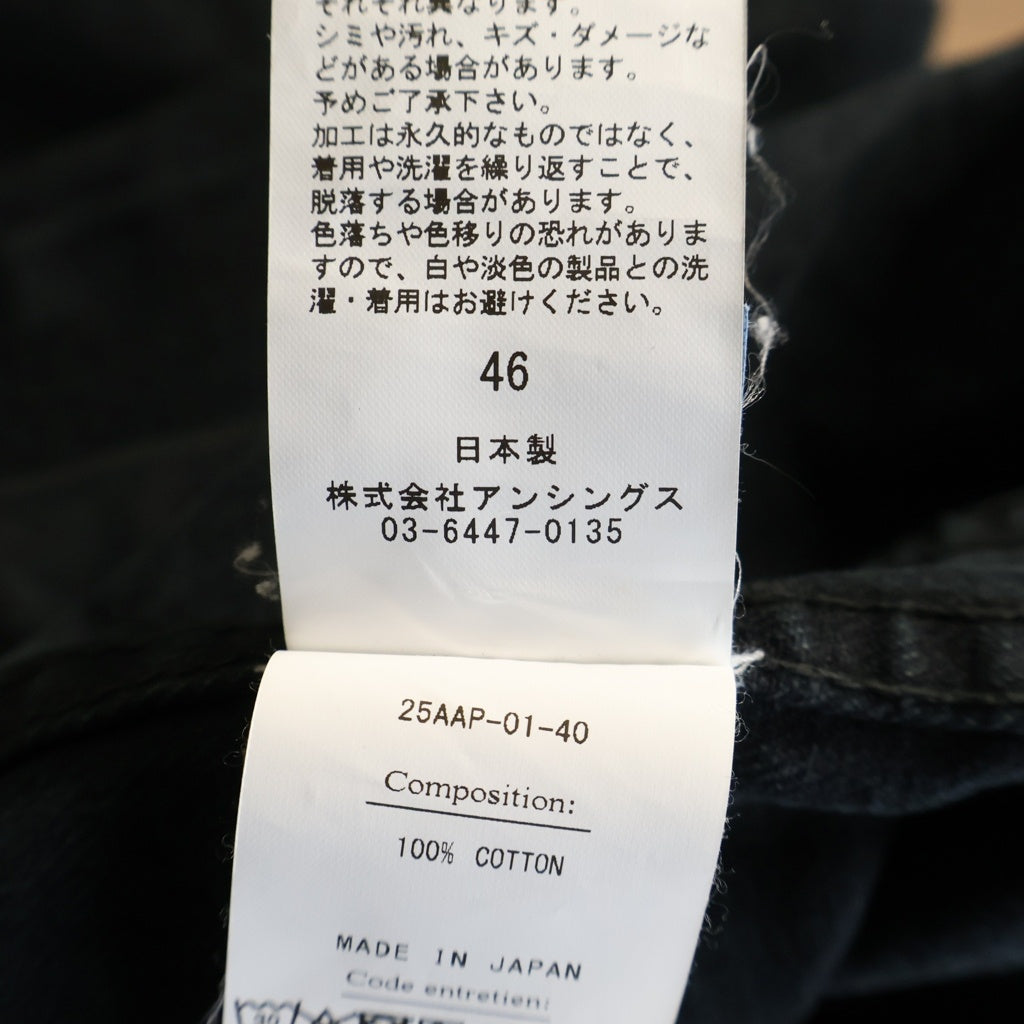 A.PRESSE(アプレッセ) 25AW 2nd Type Black Denim Jacket セカンドタイプ ブラック デニムジャケット 25AAP-01-40