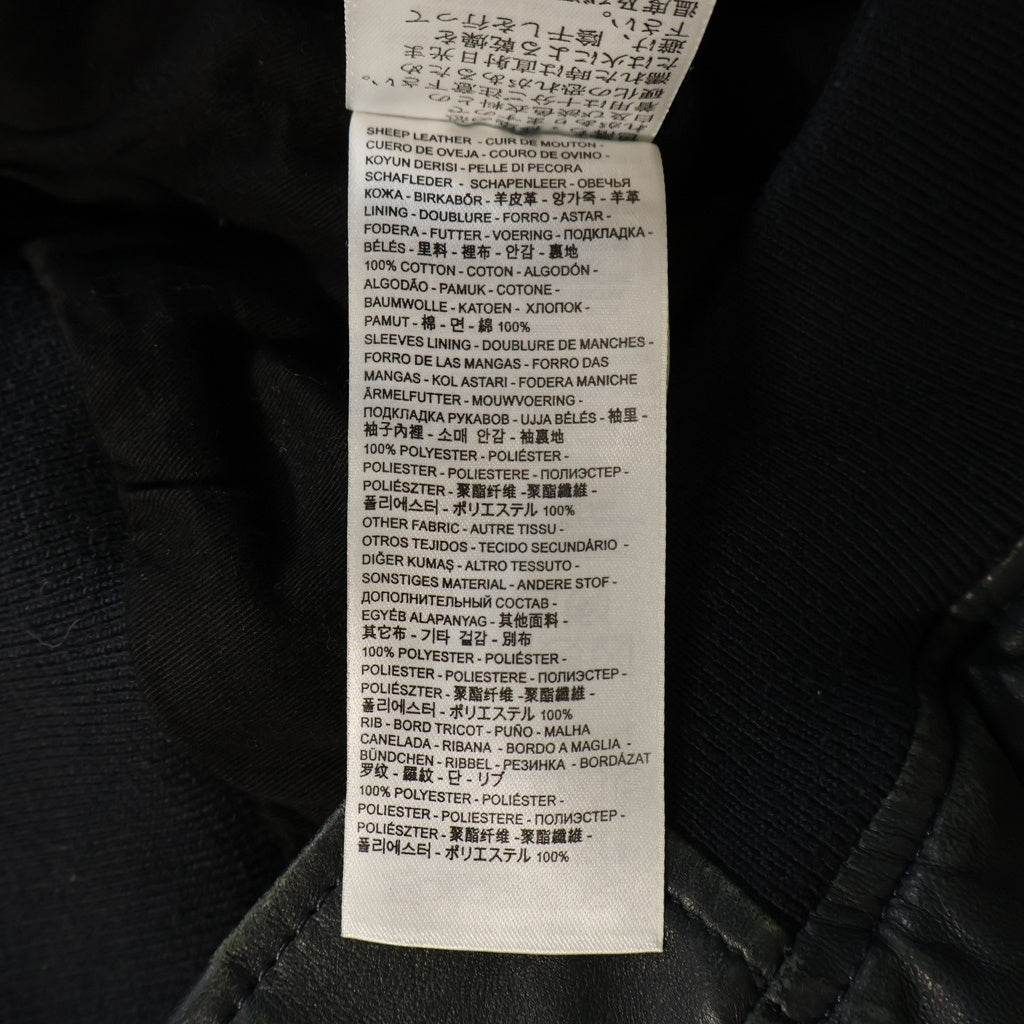 Levi's(リーバイス) MADE&CRAFTED メイドアンドクラフテッド デニムレザー切替 ジップアップブルゾン ブラック/インディゴ PC9-18249-0001