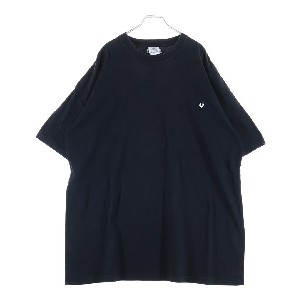 VETEMENTS(ヴェトモン) Anarchy Logo S/S Tee アナーキーロゴプリント 半袖Tシャツ カットソー ブラック UAH20TR923