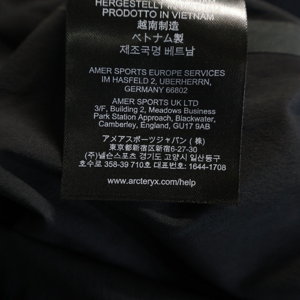 ARC'TERYX(アークテリクス) 25AW METRY LS SHIRT メトリー ロングスリーブ ナイロンシャツ ブラック X000009122