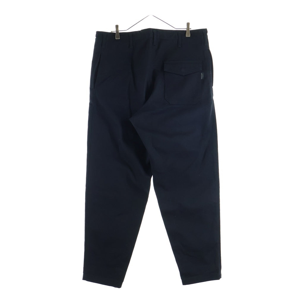 BLACK Scandal Yohji Yamamoto(ブラックスキャンダルヨウジヤマモト) 21AW コットンピケ スリムストリング テーパードパンツ ブラック HX-P76-043