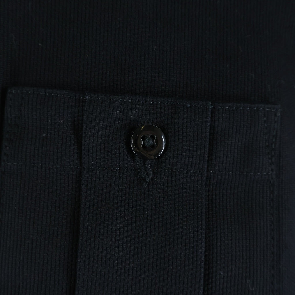 BLACK Scandal Yohji Yamamoto(ブラックスキャンダルヨウジヤマモト) 21AW コットンピケ スリムストリング テーパードパンツ ブラック HX-P76-043