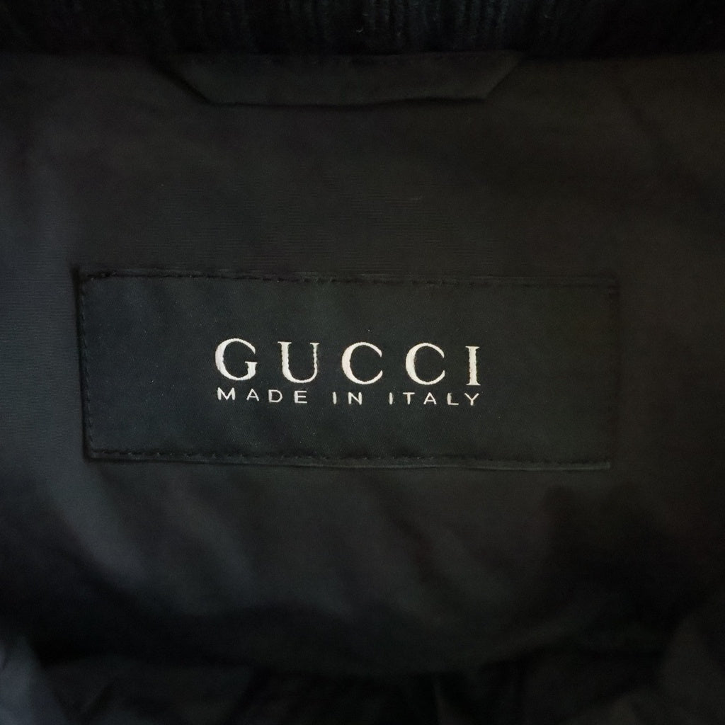 GUCCI(グッチ) マルチポケット ナイロン ダウンジャケット ブラック 347502 Z4487