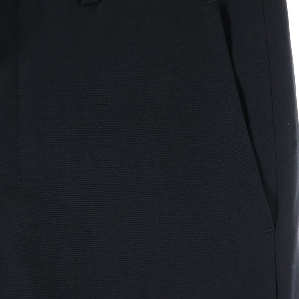 COMME des GARCONS(コムデギャルソン) 26SS SAMPLE サンプル 裾変形デザイン スラックスパンツ ブラック GQ-P011-051 レディース