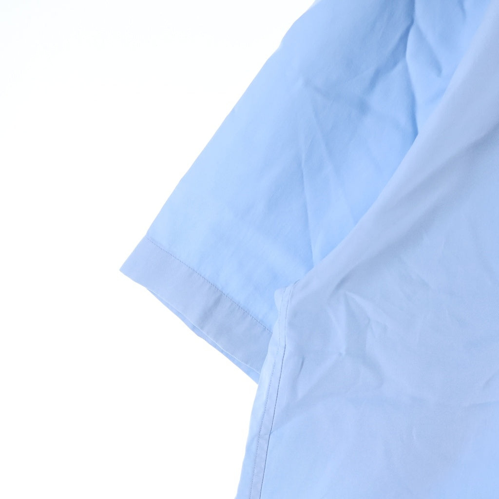 AURALEE(オーラリー) 24SS WASHED FINX TWILL BIG HALF SLEEVED SHIRT ウォッシュドフィンクスツイル ビッグ半袖シャツ ライトブルー A24SS03TN
