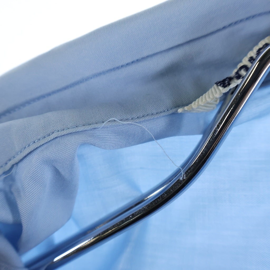 AURALEE(オーラリー) 24SS WASHED FINX TWILL BIG HALF SLEEVED SHIRT ウォッシュドフィンクスツイル ビッグ半袖シャツ ライトブルー A24SS03TN