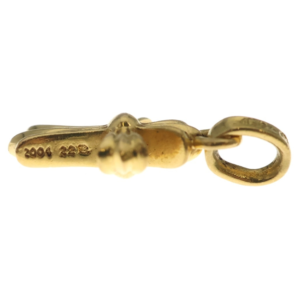 CHROME HEARTS(クロムハーツ) 22K CRS BBYFAT ベイビーファットクロス ペンダントトップ ゴールド BCA037