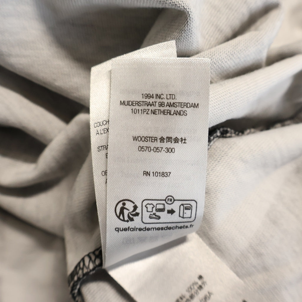 SUPREME(シュプリーム) 25AW ×Fox Racing L/S Top フォックスレーシング 両面サンダープリントTシャツ 長袖クルーネックカットソー ブラック
