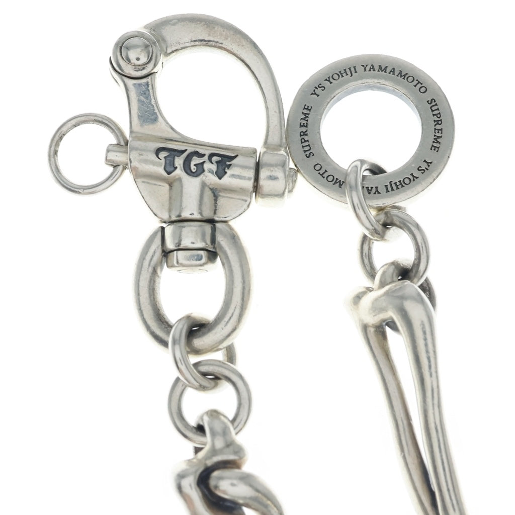 SUPREME(シュプリーム) 25AW ×Y's ×The Great Frog Silver Wallet Chain ワイズ ザグレイトフロッグ シュプリーム ウォレットチェーン シルバー YX-A72-774