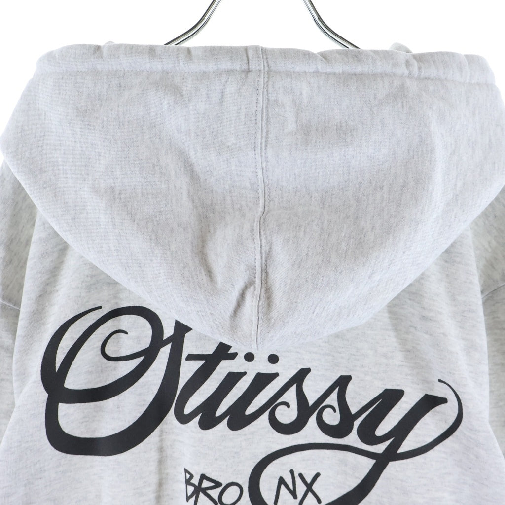 STUSSY(ステューシー) 21AW ×DOVER STREET MARKET PULLOVER HOODIE ドーバーストリートマーケット 両面プリント プルオーバースウェットパーカー フーディー グレー