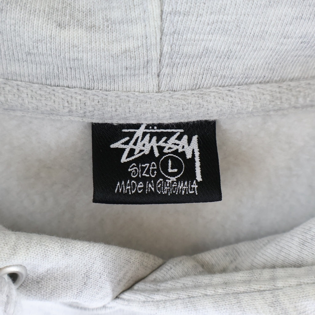 STUSSY(ステューシー) 21AW ×DOVER STREET MARKET PULLOVER HOODIE ドーバーストリートマーケット 両面プリント プルオーバースウェットパーカー フーディー グレー