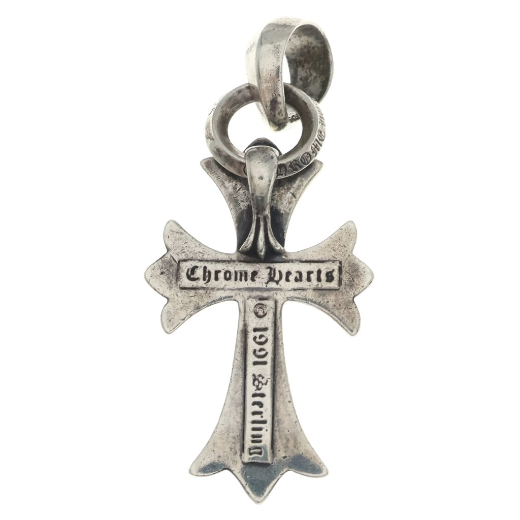 CHROME HEARTS(クロムハーツ) CH CRS SML W/BALE Wベイル スモールCHクロス ペンダントトップ シルバー BCA218